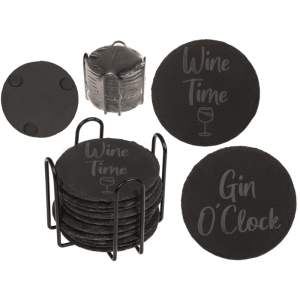 OOTB Schiefer-Untersetzer mit Laserdruck