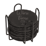 OOTB Schiefer-Untersetzer mit Laserdruck