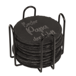 OOTB Schiefer-Untersetzer mit Laserdruck