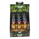 OOTB Bong Classic 12 cm mit Mundstück Glas/Metlall