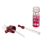 OOTB Bong Classic 12 cm mit Mundstück Glas/Metlall