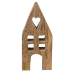 OOTB Deko-Holz-Haus 9 x 4 x 20 cm