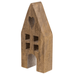 OOTB Deko-Holz-Haus 9 x 4 x 20 cm