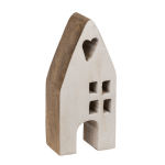OOTB Deko-Holz-Haus 7 x 4 x 15 cm