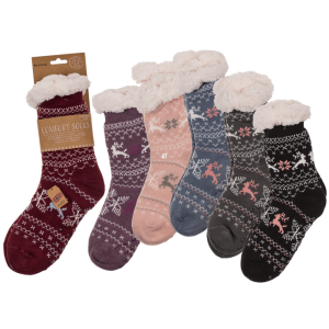 OOTB Damen-Hüttensocken Reindeer & Ice flower