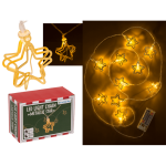 OOTB 3D-LED-LichterketteMetallic Stars