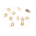 OOTB 3D-LED-LichterketteMetallic Stars