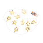 OOTB 3D-LED-LichterketteMetallic Stars