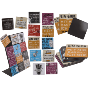 OOTB Kühlschrank-Magnet Bier und Trinksprüche