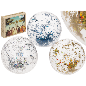 OOTB Aufblasbarer Glitter-Strandball 35 cm