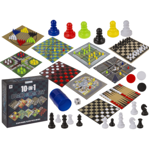 OOTB Brettspiel Set 10 in 1 15 x 15 cm