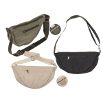 OOTB Halbrunde Schultertasche mit Reisverschluss