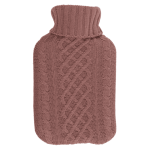 OOTB Wärmflasche mit Stricküberzug Zopfmuster
