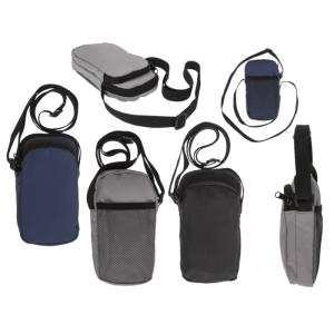 OOTB Schultertasche mit 2 Hauptfächern + Netzfach