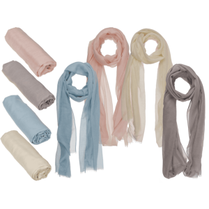 OOTB Unifarbener Sommerschal