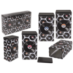 OOTB Rechteckige Metall-Dose Coffee Tea & Sugar