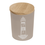 OOTB Kerze im Glas mit Holzdeckel Sea