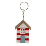 OOTB Metall-Schlüsselanhänger Holzstrandhaus