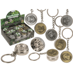 OOTB Metall-Schlüsselanhänger Cannabis Mühle
