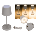OOTB Graue Tisch-Lampe mit LED