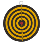 OOTB Mini-Dartspiel mit 3 Darts D: 15 cm