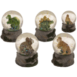 OOTB Glitterkugel Dinosaurier auf Sockel