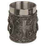 OOTB Bierkrug Ritter mit Edelstahleinsatz