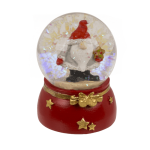 OOTB Schneekugel Wichtel auf Sockel45 x 45 x 6 cm