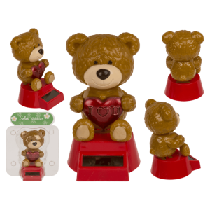 OOTB Bewegliche Figur Love you-Bär mit Solarzelle