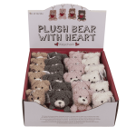 OOTB Metall-Schlüsselanhänger Plüsch-Bär mit Herz