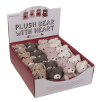 OOTB Metall-Schlüsselanhänger Plüsch-Bär mit Herz