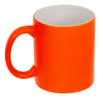 OOTB Becher Neon Orange aus Steingut 9 x 85 cm