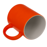 OOTB Becher Neon Orange aus Steingut 9 x 85 cm