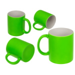 OOTB Becher Neon Grün aus Steingut 9 x 85 cm