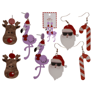 OOTB Ohrringe Funny X-Mas aus Acryl