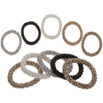 OOTB Textil-Haarband/Armband mit Kunststoffperlen