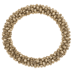 OOTB Textil-Haarband/Armband mit Kunststoffperlen