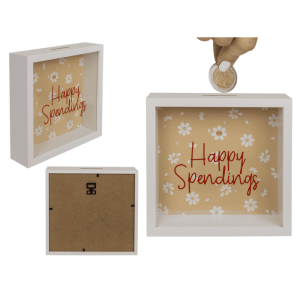 OOTB Holz-Spardose Happy Spendings