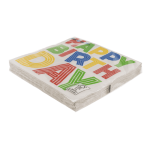OOTB Papier-Servietten Happy Birthday 33 x 33 cm
