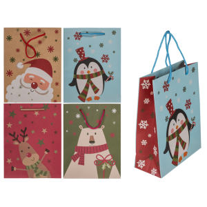 OOTB Papier-Geschenktüte Christmas Friends