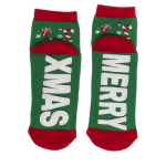 OOTB Socken mit ABS-Sohle Merry XMas Einheitsgröße