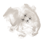 OOTB Spinnennetz Glow in the Dark inkl. 4 Spinnen