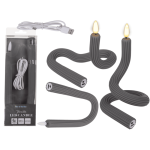 OOTB Graue flexible LED Kerze aus Silikon