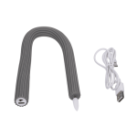 OOTB Graue flexible LED Kerze aus Silikon