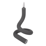 OOTB Graue flexible LED Kerze aus Silikon