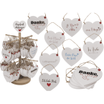 OOTB Holz-Herzen mit Sprüchen zum Hängen