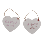 OOTB Holz-Herzen mit Sprüchen zum Hängen