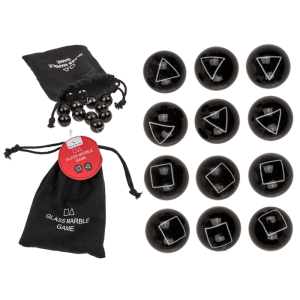 OOTB Glas-Murmelspiel ca. 16 cm