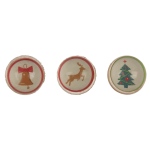 OOTB Kunststoff-Kugelschreiber mit Flummi X-mas