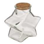 OOTB Glasflasche Stern ca. 11 x 75 x 12 cm